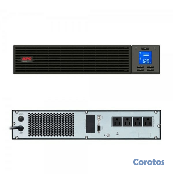 computadoras y laptops - UPS APC (SRV2KRA) 2000VA/1600W ONLINE RACK MOUNT INCLUYE RAIL KIT (SRVSRK1) SINE
