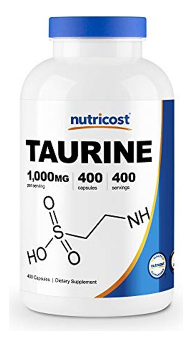 Salud y Equipamiento Médico - Nutricost Taurina 1000mg, 400 Capsulas 1