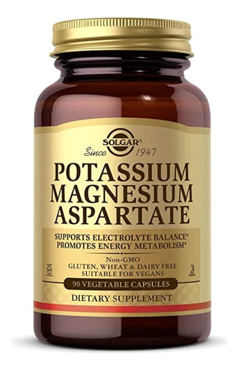 Salud y Equipamiento Médico - Solgar Potasio Magnesio Asparta
