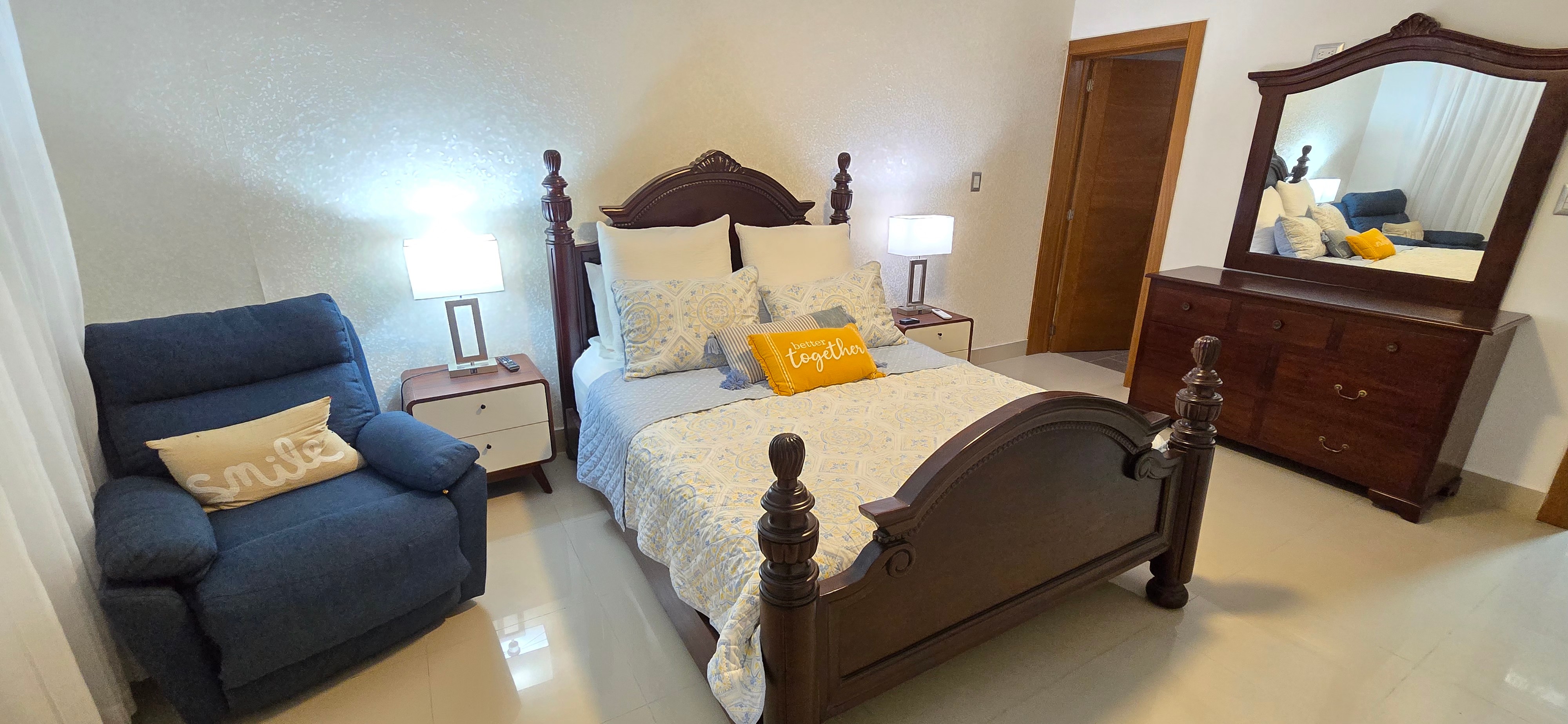 apartamentos - rento er piso amueblado en la española santiago  7
