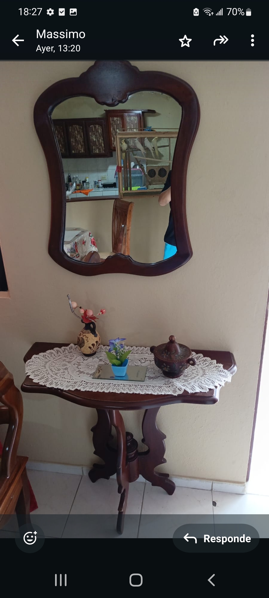 muebles y colchones - Se vende bar estufa y mesa 4