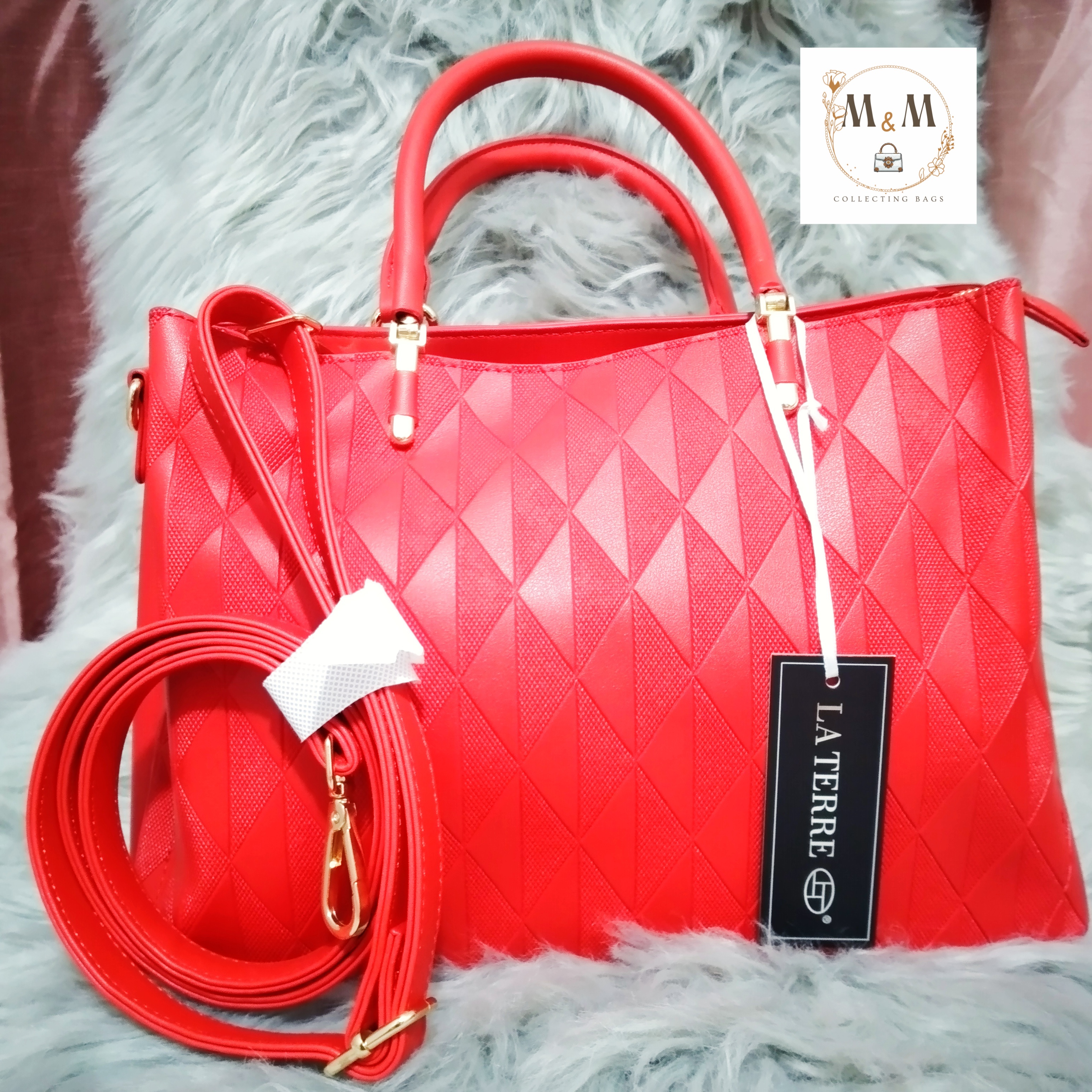 carteras y maletas - Cartera Roja LATERRE 