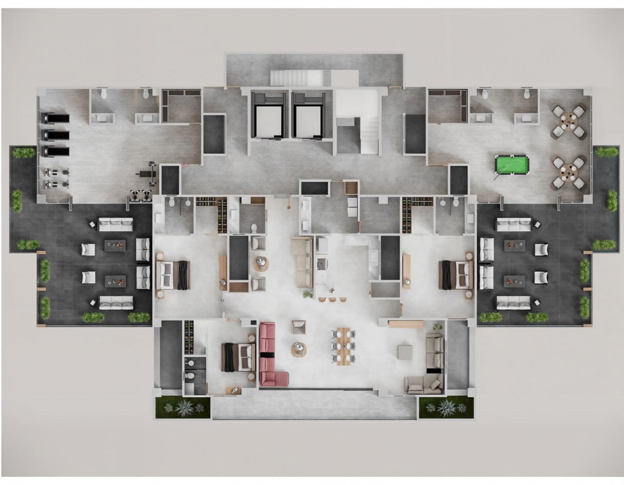 apartamentos - Cadiz XV Tower – Apartamentos de lujo con piscina, gym y penthouse en Santiago 6