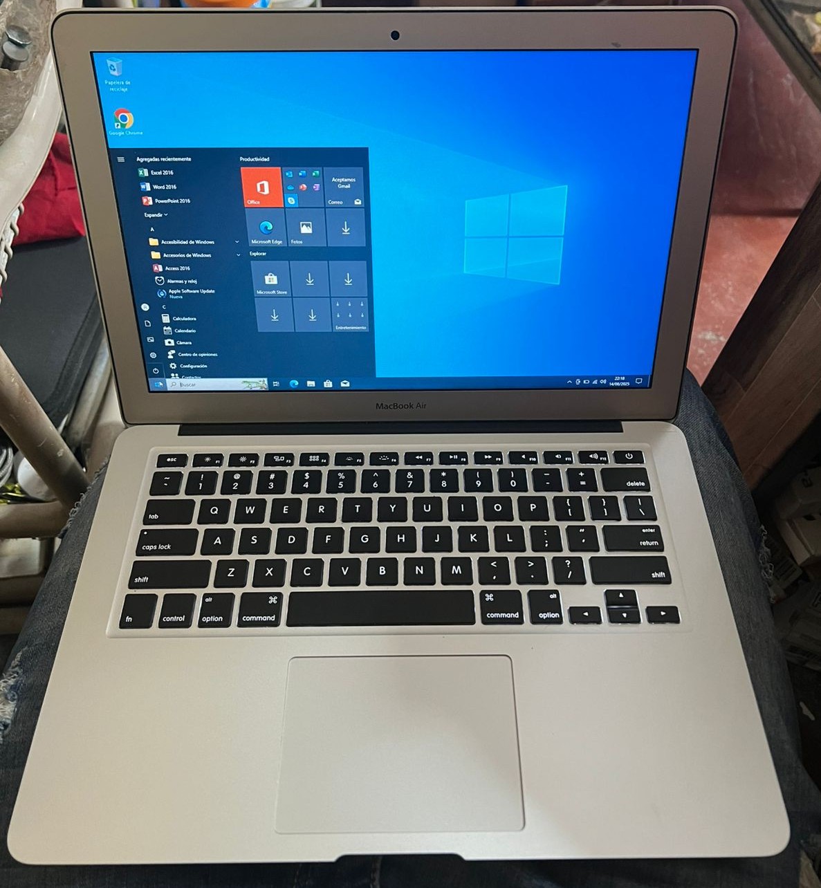 celulares y tabletas - MacBook Air 13¨i7 ssd256gb W10Pro Y MacOS Big Sur 4