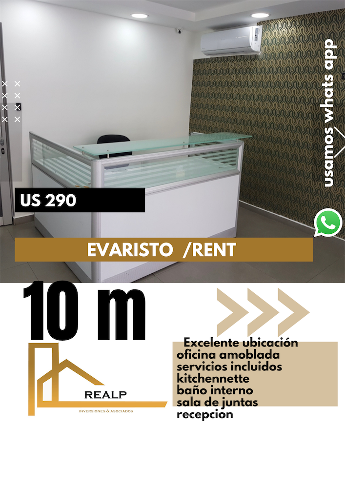 oficinas y locales comerciales - Oficinas Amobladas en evaristo