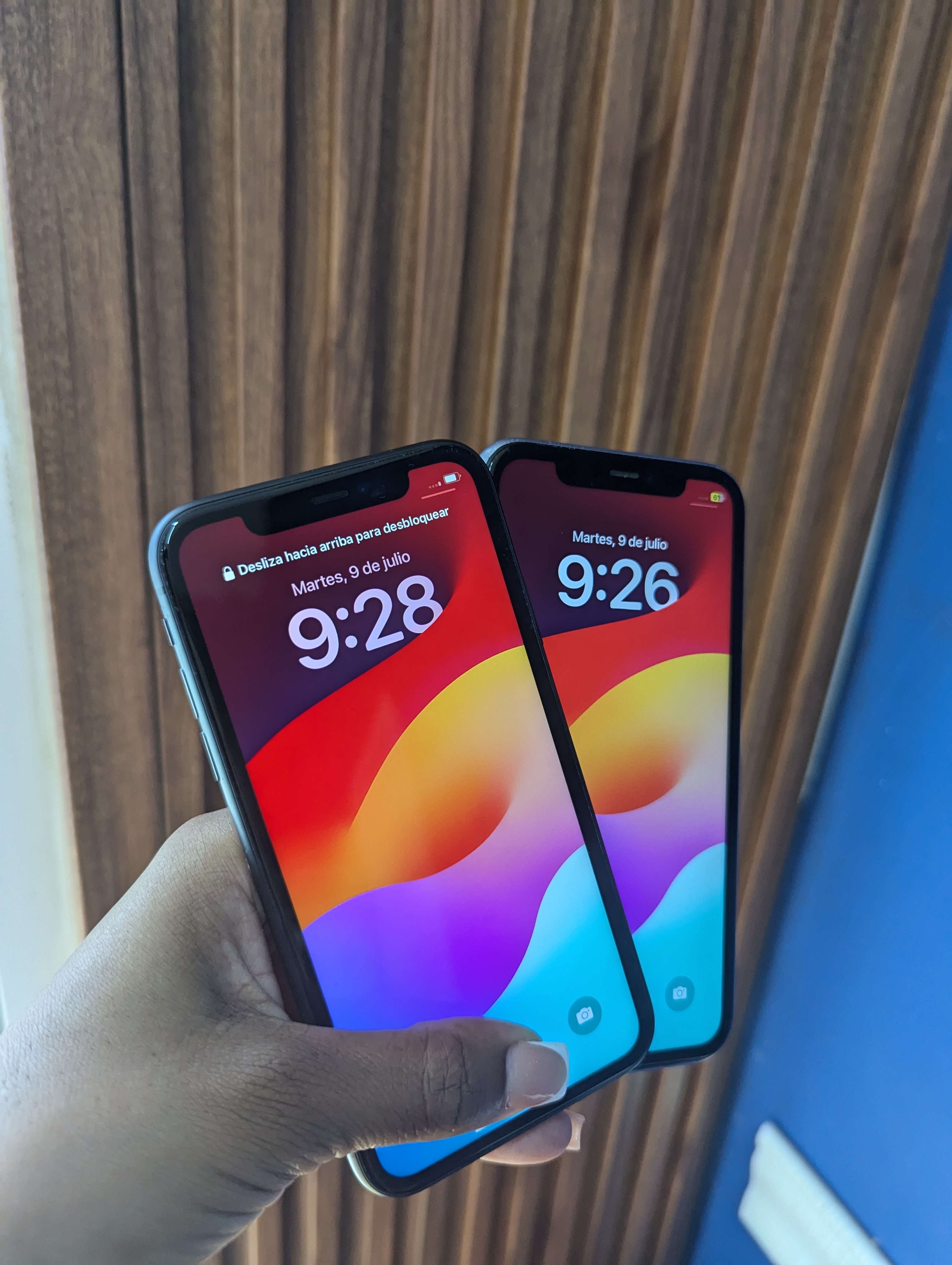 celulares y tabletas - iPhone factory El morado no le funciona el face ID al negro sí  4