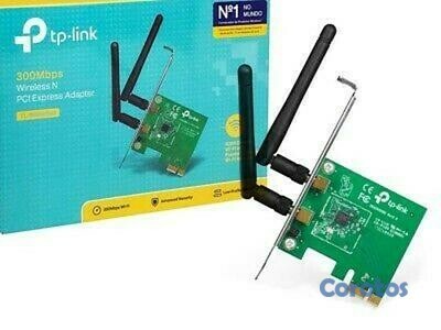 computadoras y laptops - TARJETA DE RED WIFI PCI-E TP-LINK TL-WN881ND, 2.4GHZ/300MBPS, 802.11B/G/N 1