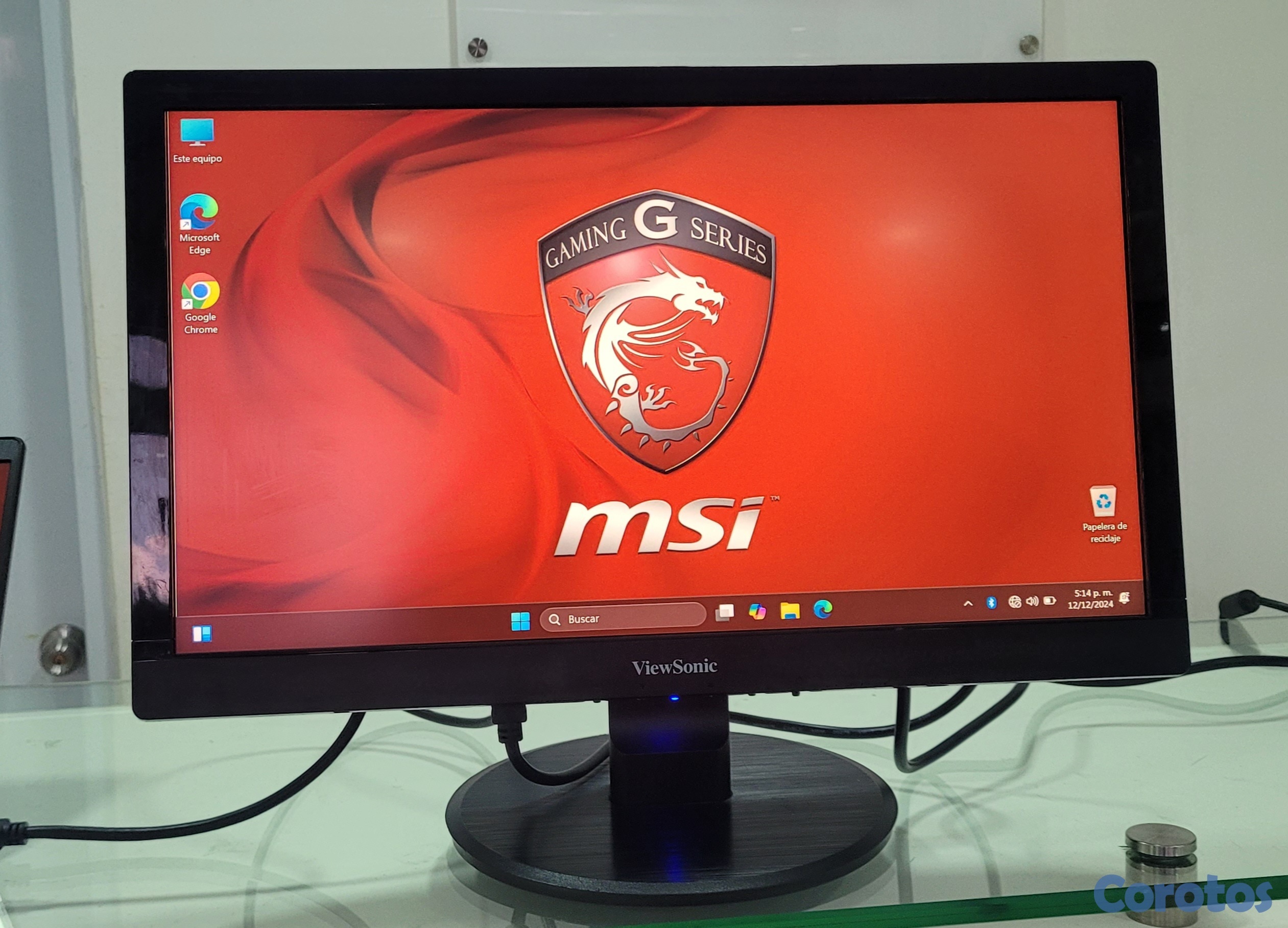 computadoras y laptops - Monitor ViewSonic de 20 Pulg hdmi y vga 2