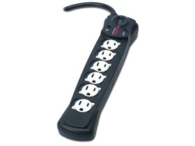 computadoras y laptops - PROTECTOR REGLETA APC P6B ESSENTIAL SURGEARREST, 6 SALIDAS, 120V, PROTECCIÓN  0