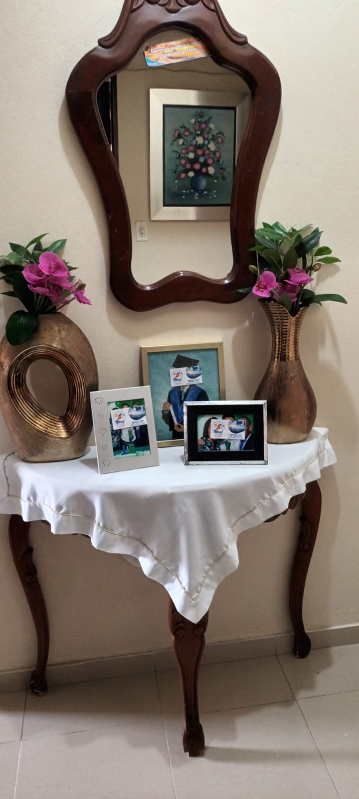 decoración y accesorios - remato esta hermosa credenza con su espejo 0