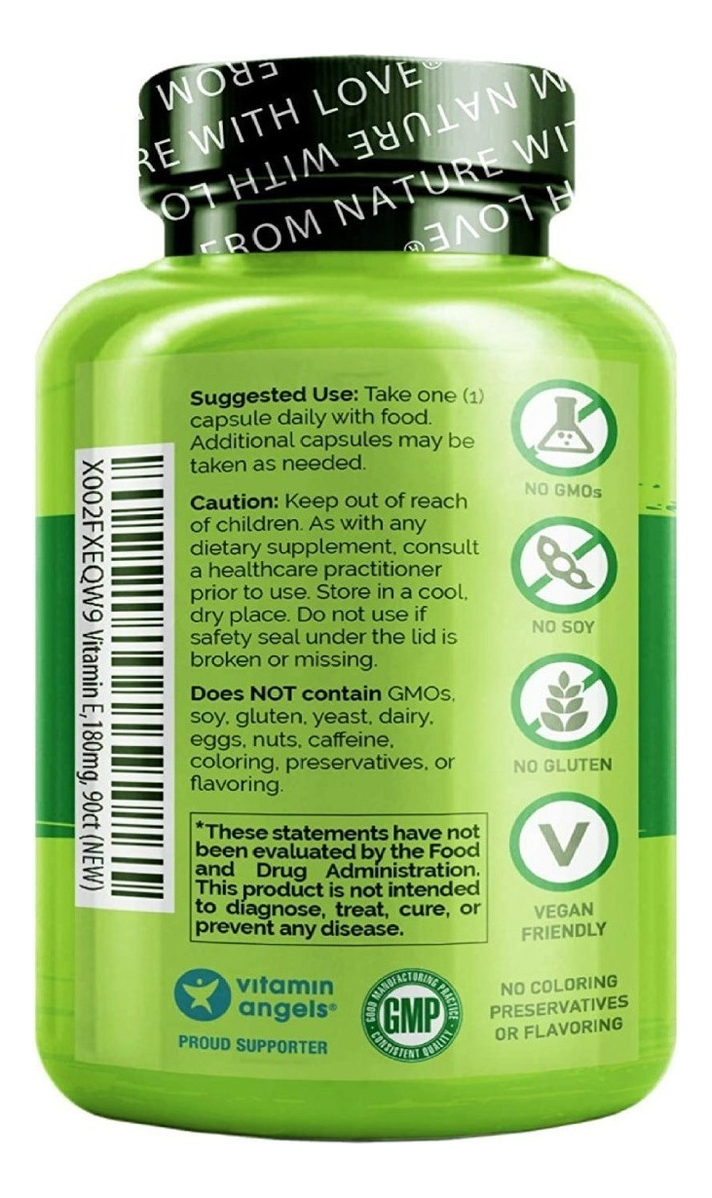 Salud y Equipamiento Médico - Vitamina E Natural 180 Mg 2