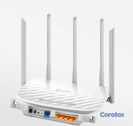 computadoras y laptops - ROUTER TP-LINK TL-ARCHER C60 AC1350  DE ALTA VELOCIDAD DUAL BAND 867MBPS,5GHZ 2