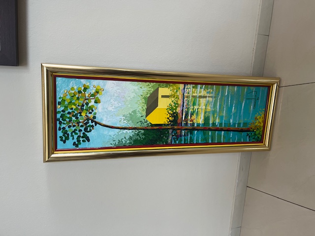 arte y antigüedades - Precioso cuadro artista Carolina, año 1991
