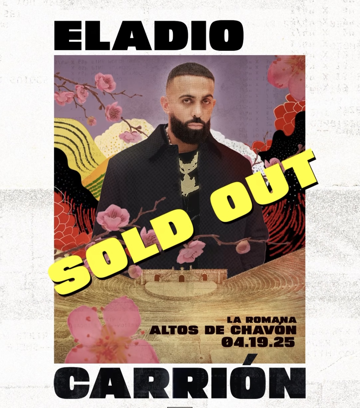 taquillas para eventos - boletas físicas Eladio Carrión altos de Chav