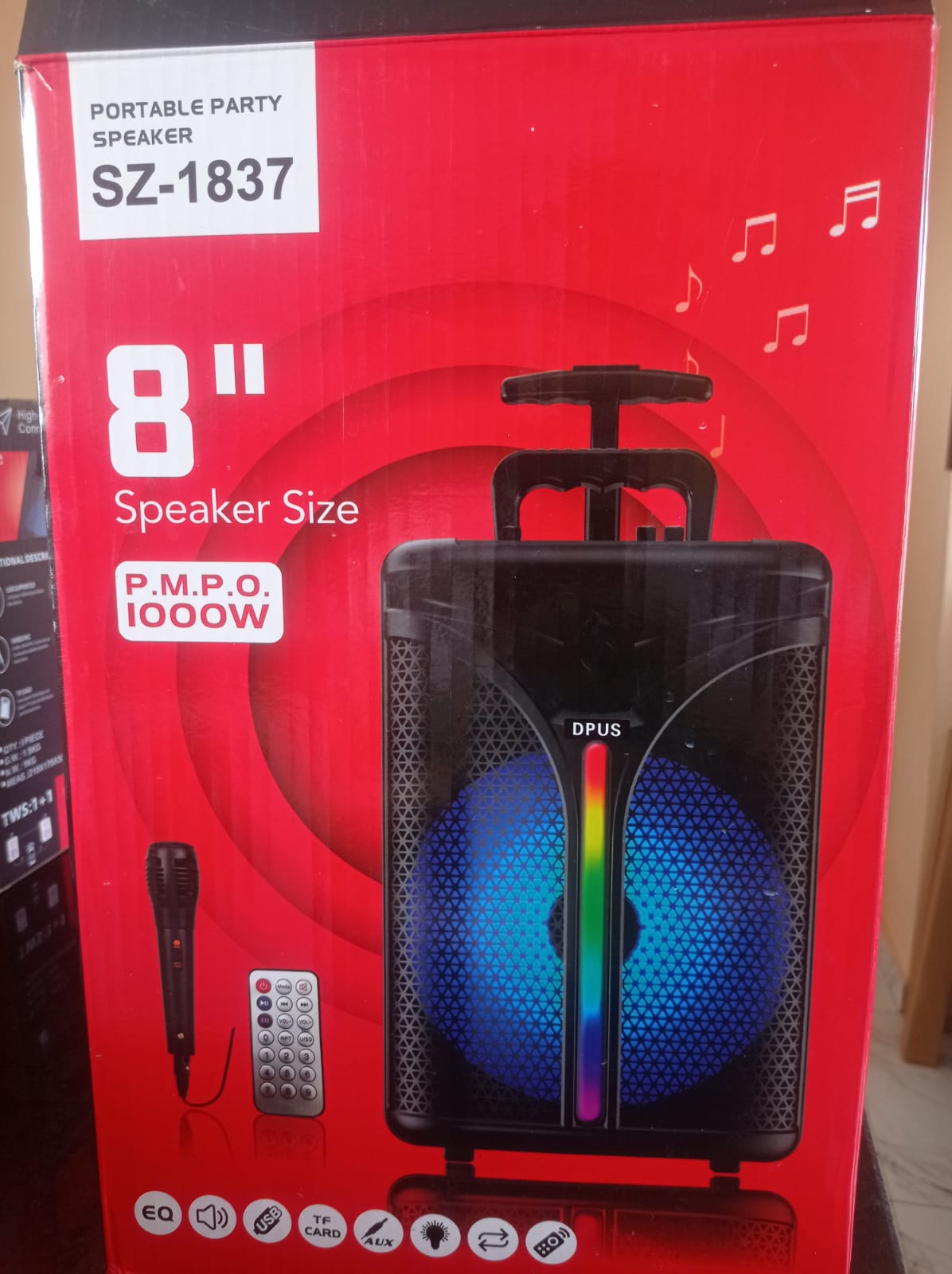 camaras y audio - BOCINA BLUETOOTH DE 8" con microfono 0