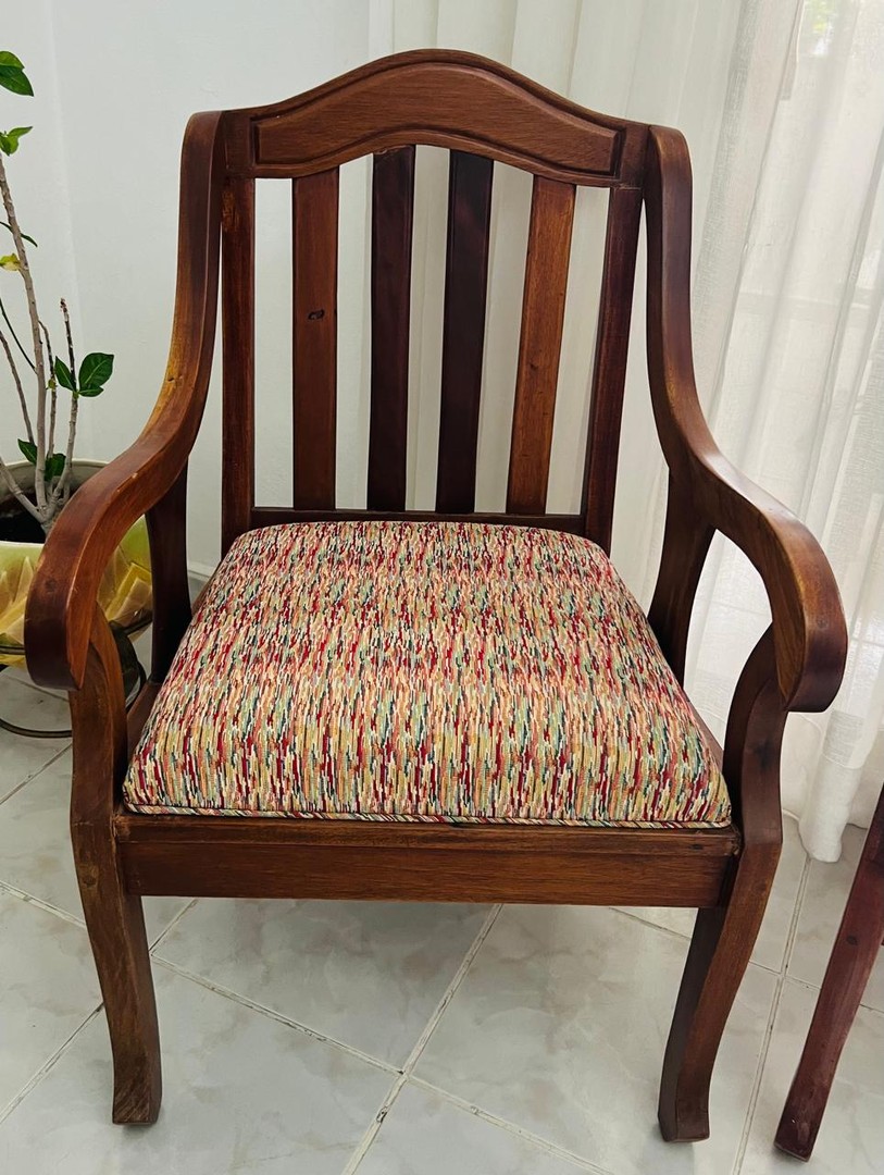 muebles y colchones - JUEGO DE BUTACAS DE CAOBA 2 0