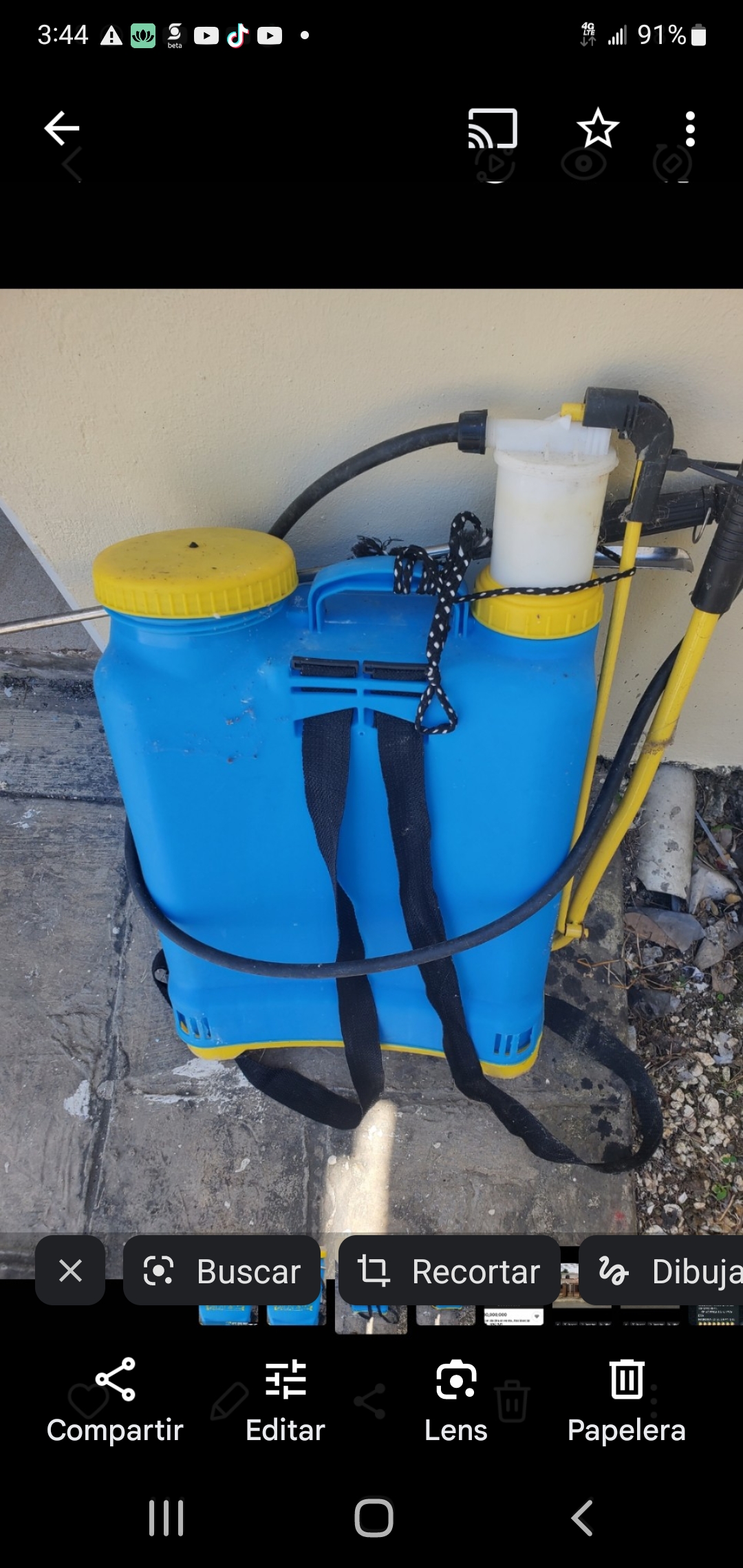 herramientas, jardines y exterior - Vendo bomba de fumigar 2