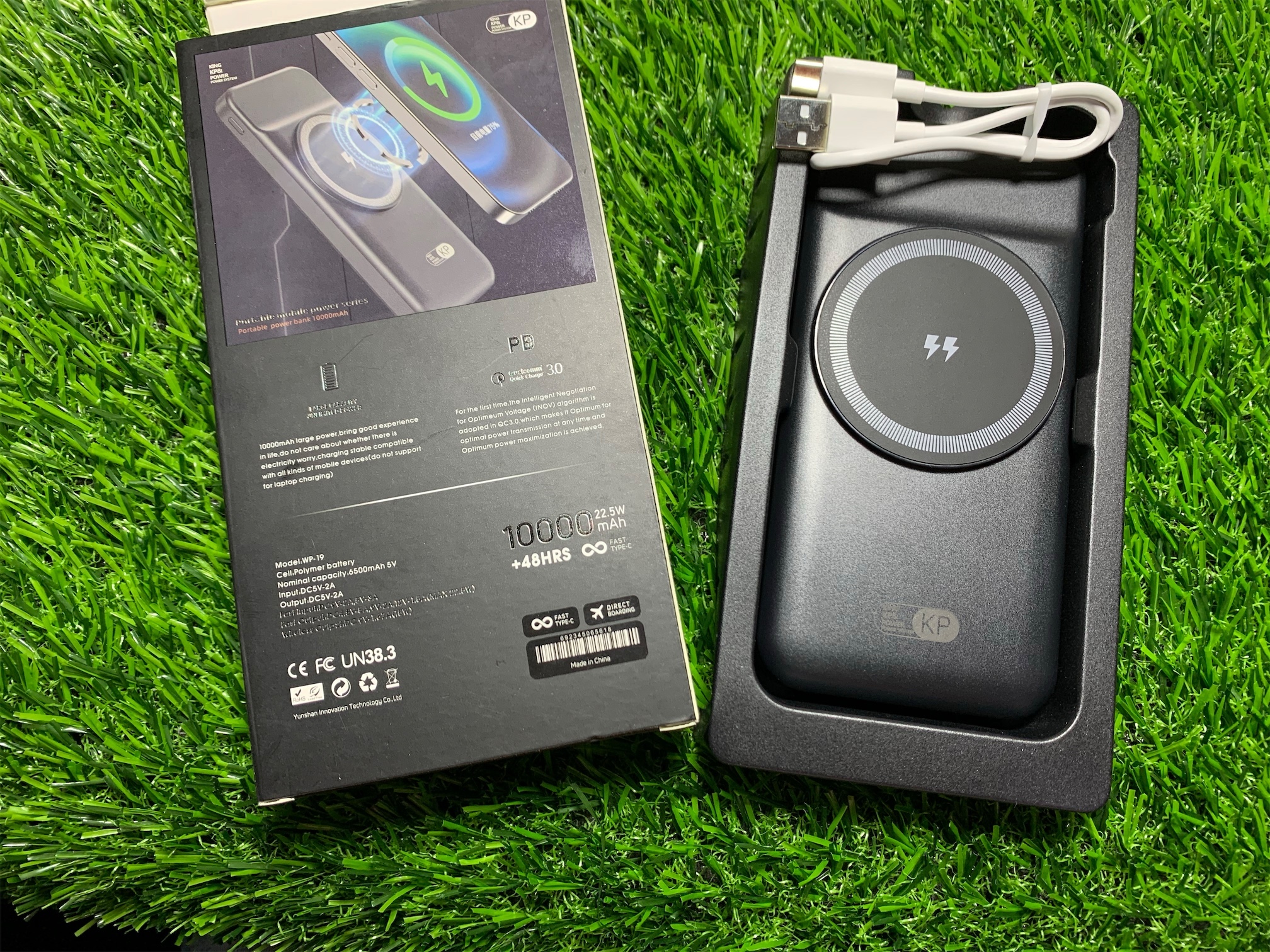 celulares y tabletas - Cargador portátil inalámbrico 10000 mah 0