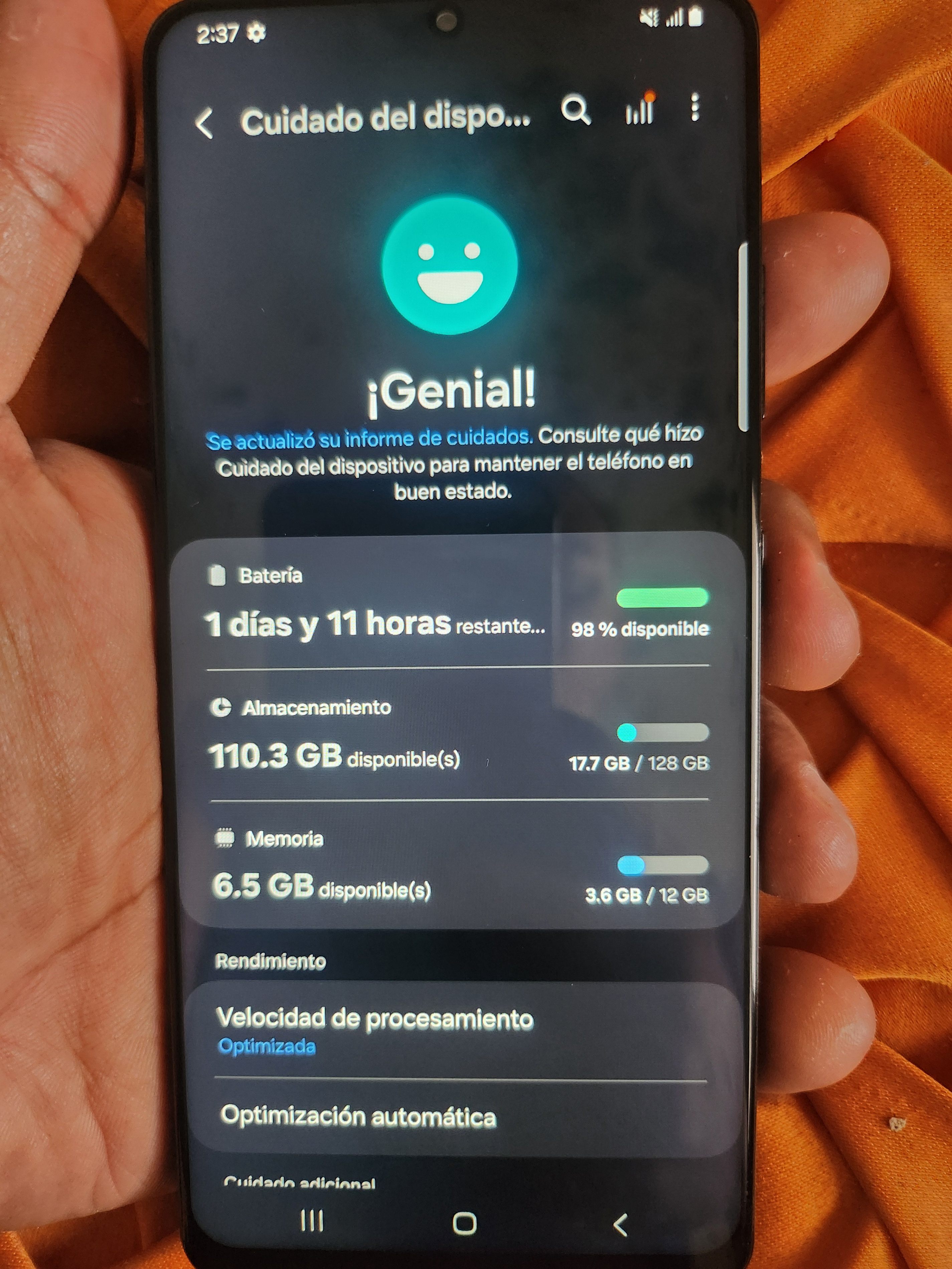celulares y tabletas - samsung galaxy s21 ultra de 128gb y 12gb de ram con cargador super carga rápida 2