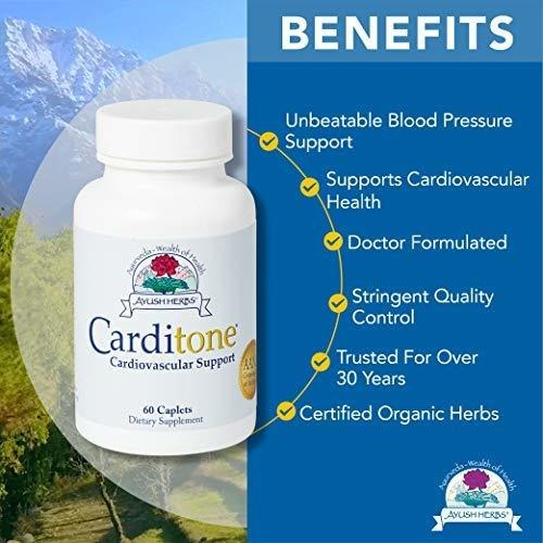Salud y Equipamiento Médico - Ayush Herbs Carditone, Suplemento Herbal De Apoyo Cardiovascular 2