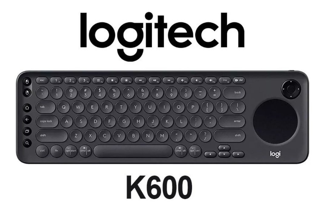 computadoras y laptops - TECLADO LOGITECH K600 PARA SMART TV, CON TOUCHPAD INTEGRADO, VERSION ESPAÑOL. 1