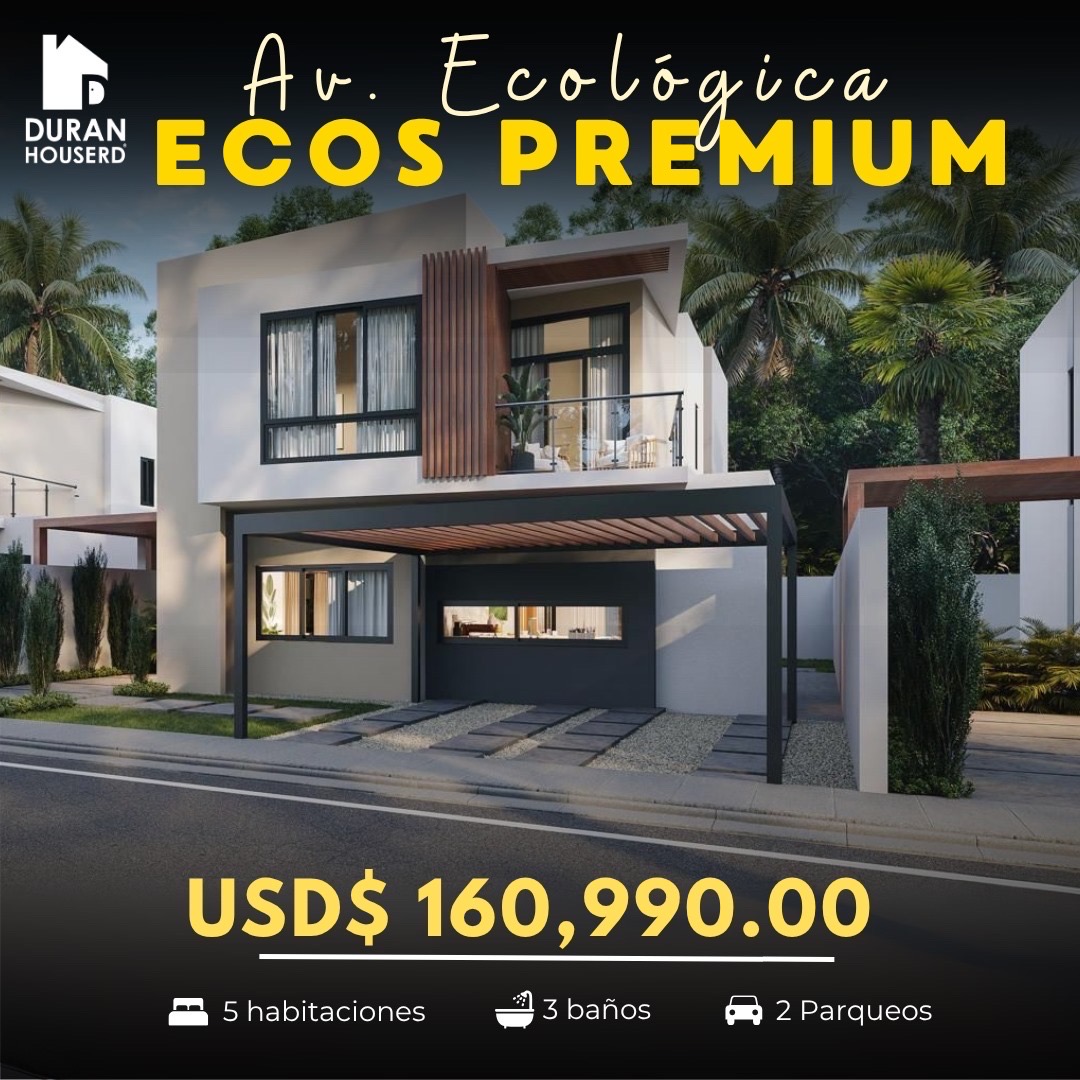 casas - venta de villas en la avenida ecológica Santo Domingo este  0