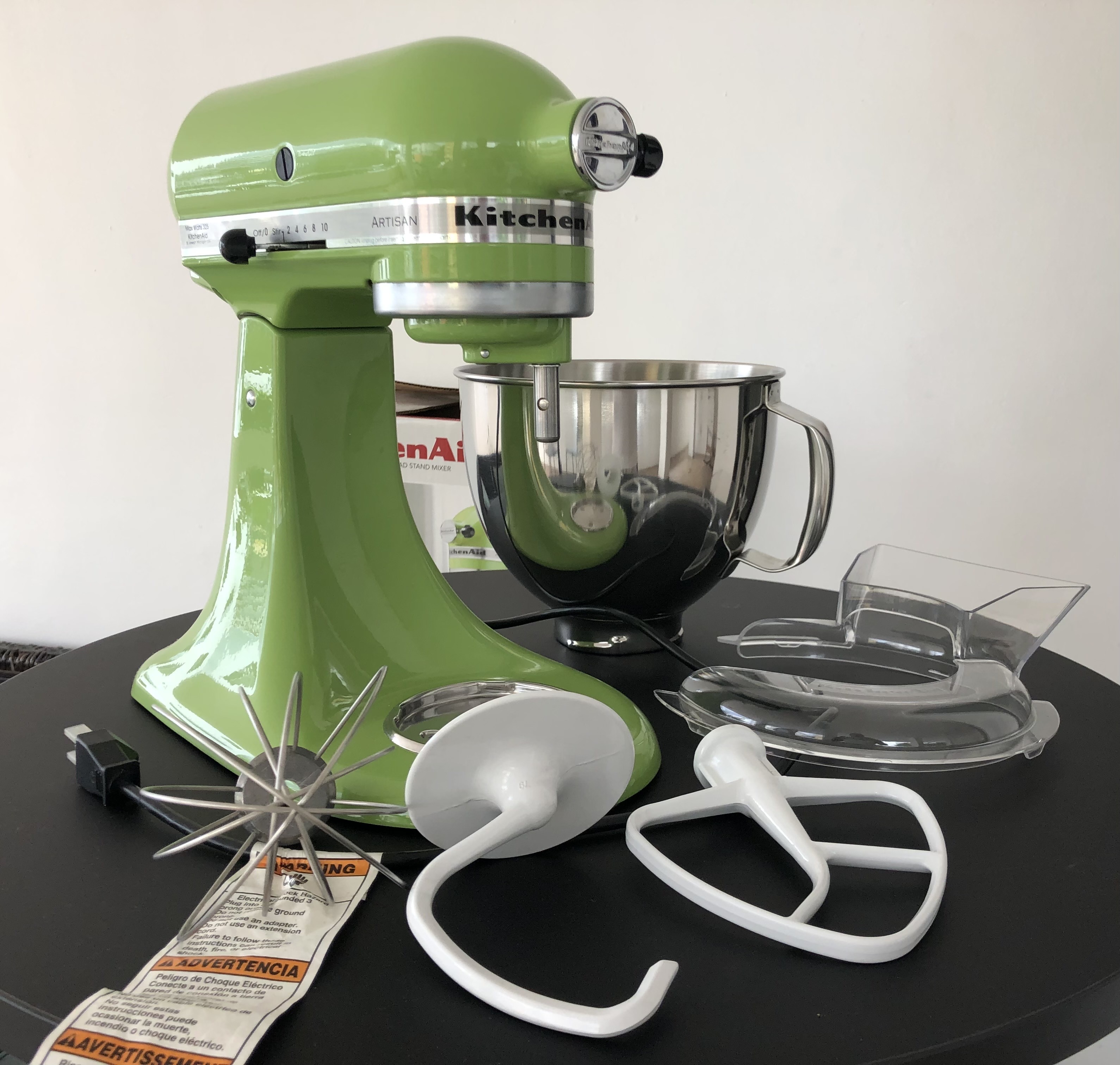 cocina - Batidora mezcladora KitchenAid KSM150PSGA 0