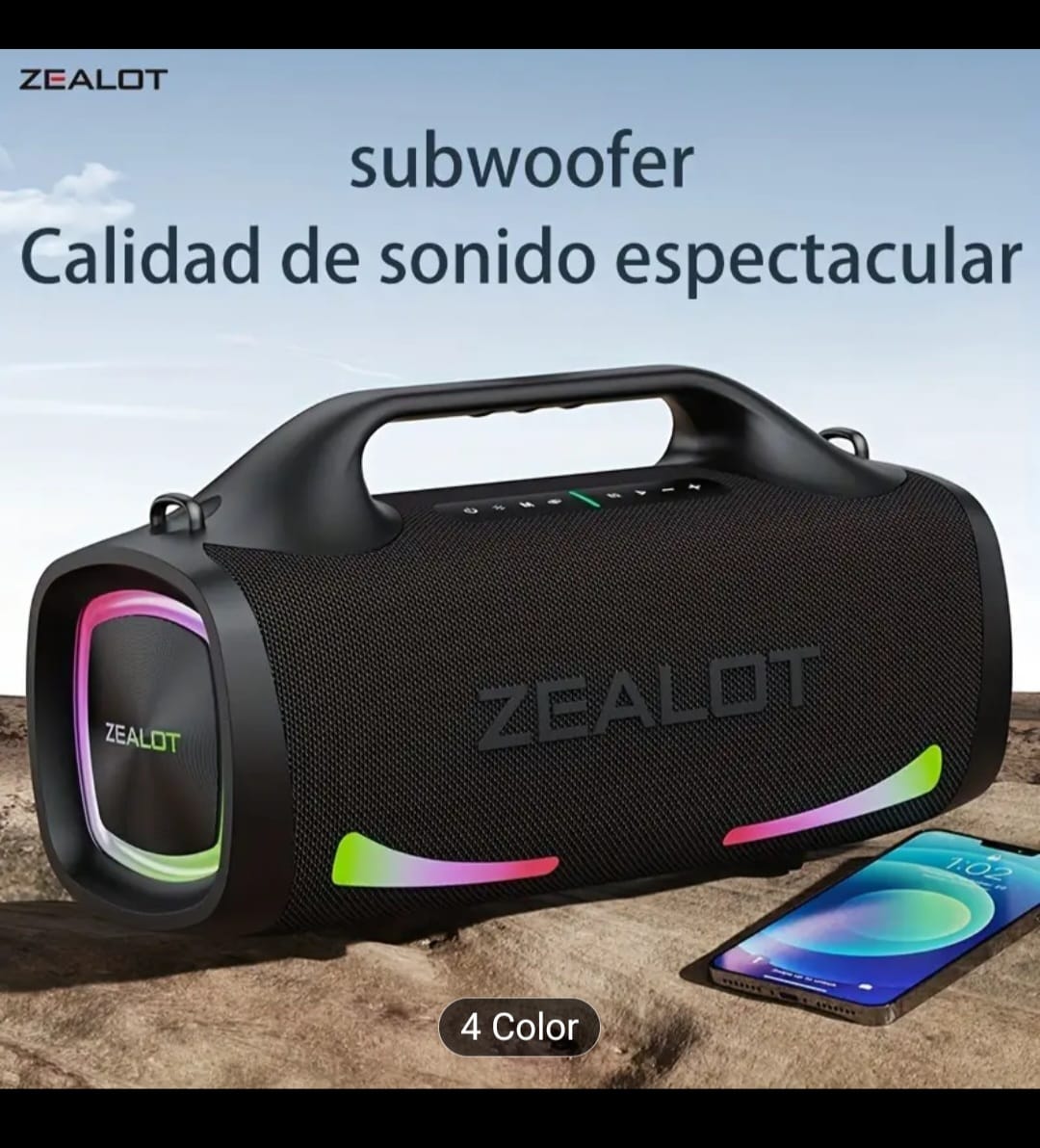 camaras y audio - bocina zealot s79 100wtts 0