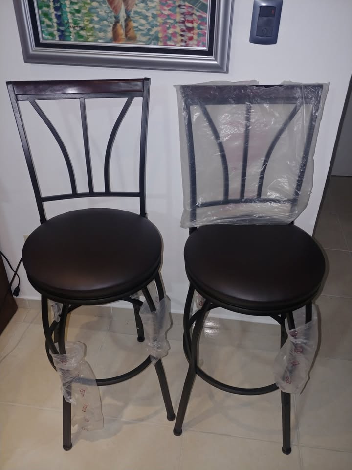 decoración y accesorios - 2 sillas de desayunador giratorio Ashton
