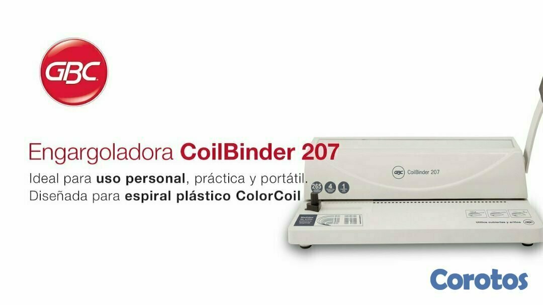 impresoras y scanners - ENCUADERNADORA COILBINDER  DE ESPIRAL REDONDO 4