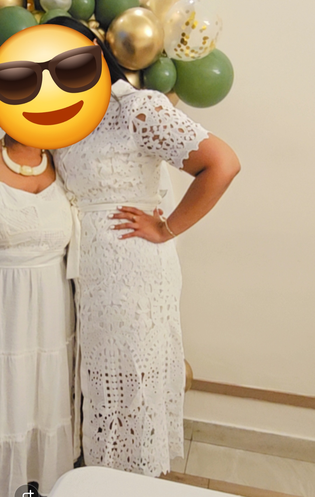 ropa para mujer - Vestido blanco largo estilo bordado 2