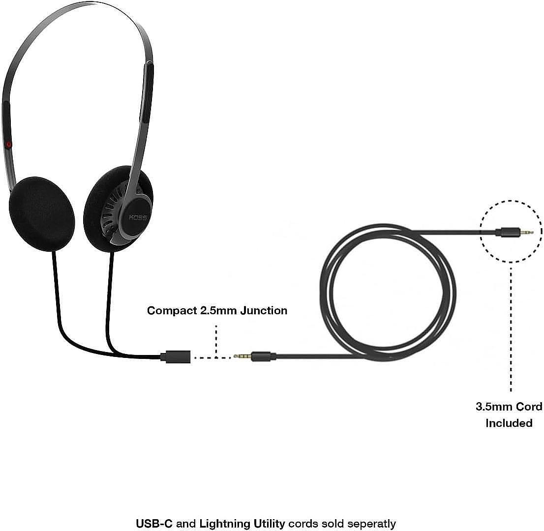 camaras y audio - Koss KPH40 Auriculares On Ear con cable jack 3.5mm 6
