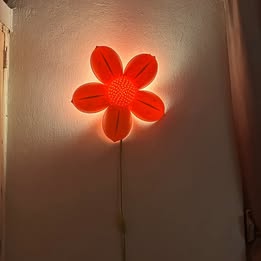 decoración y accesorios - Lampara en forma de Flor