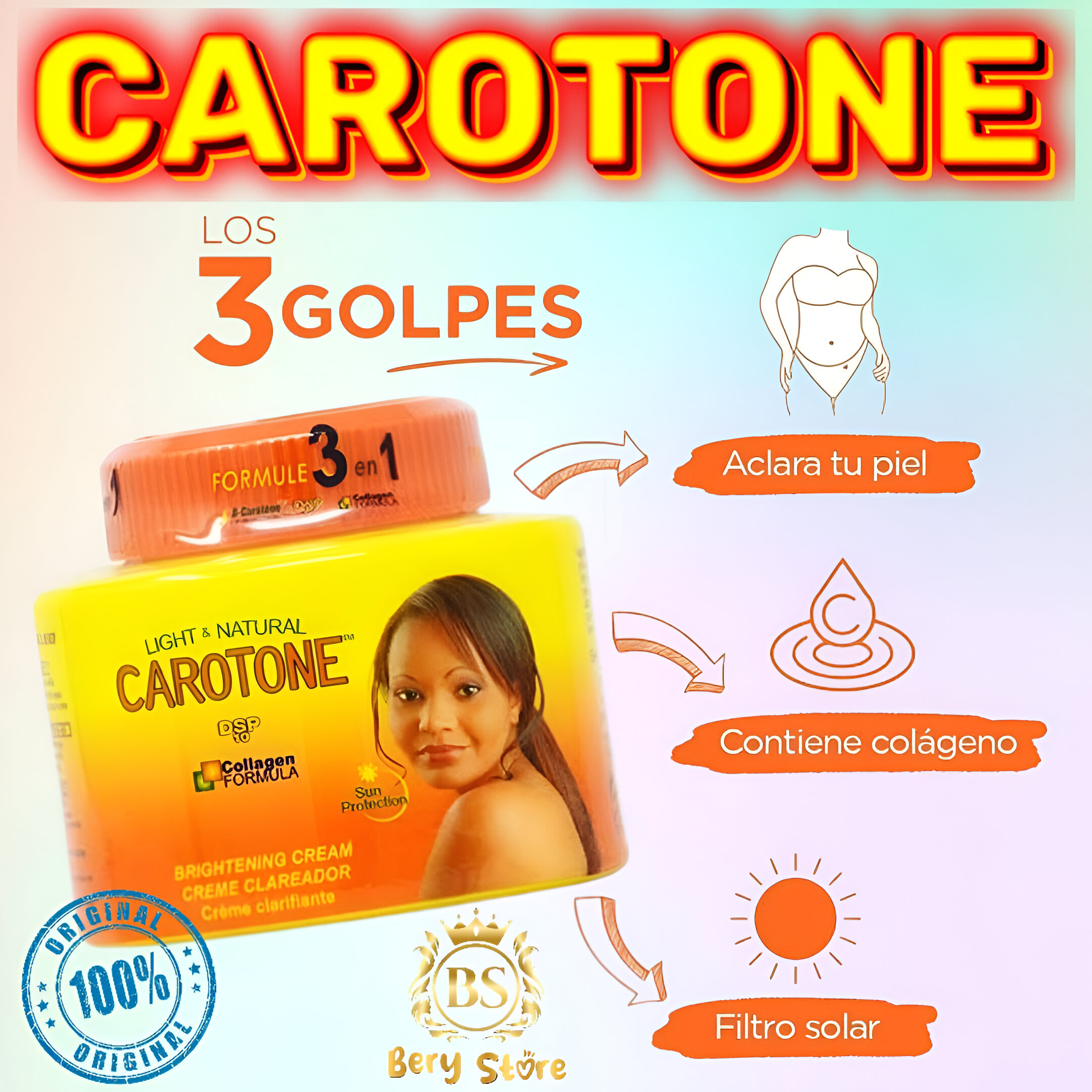 salud y belleza - 🎀 CREMA CAROTONE EN OFERTA | CAROTONE | CREMA BLANQUEADORA | CREMA ACLARADORA | 2
