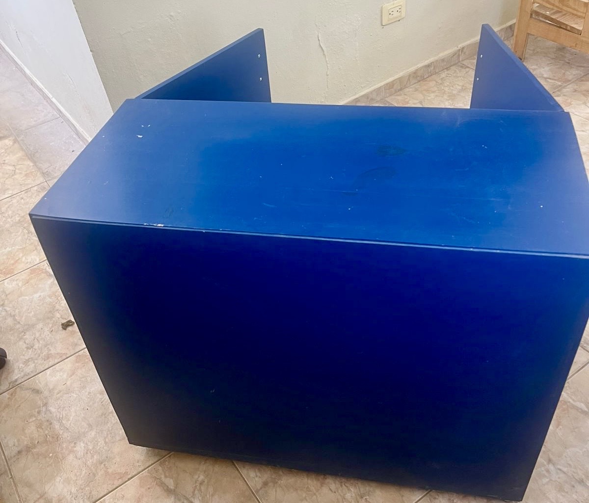 decoración y accesorios - gabinete o estante multiusos de madera con puertas 2