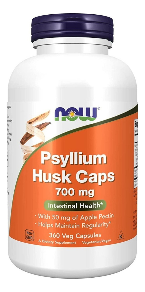 Salud y Equipamiento Médico - Now Psyllium 360 Cápsulas 700mg - U - Unidad A $897