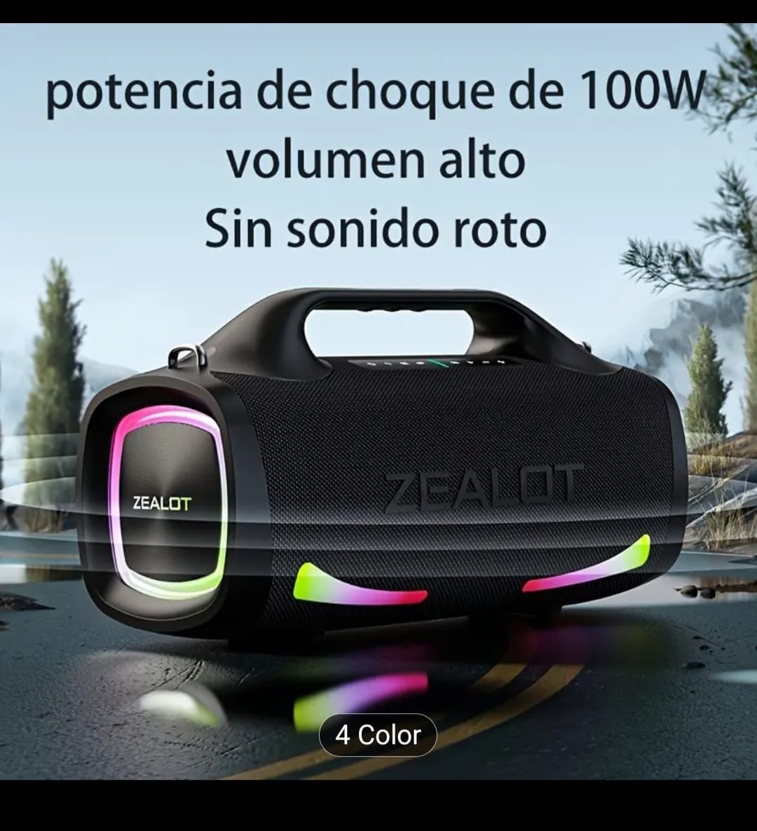 camaras y audio - bocina zealot s79 100wtts 1