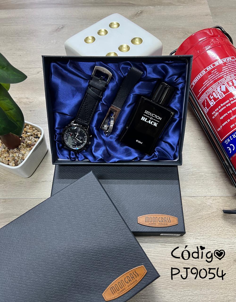 joyas, relojes y accesorios - Sets de Caballero. 
Reloj, perfume y llavero disponibles.