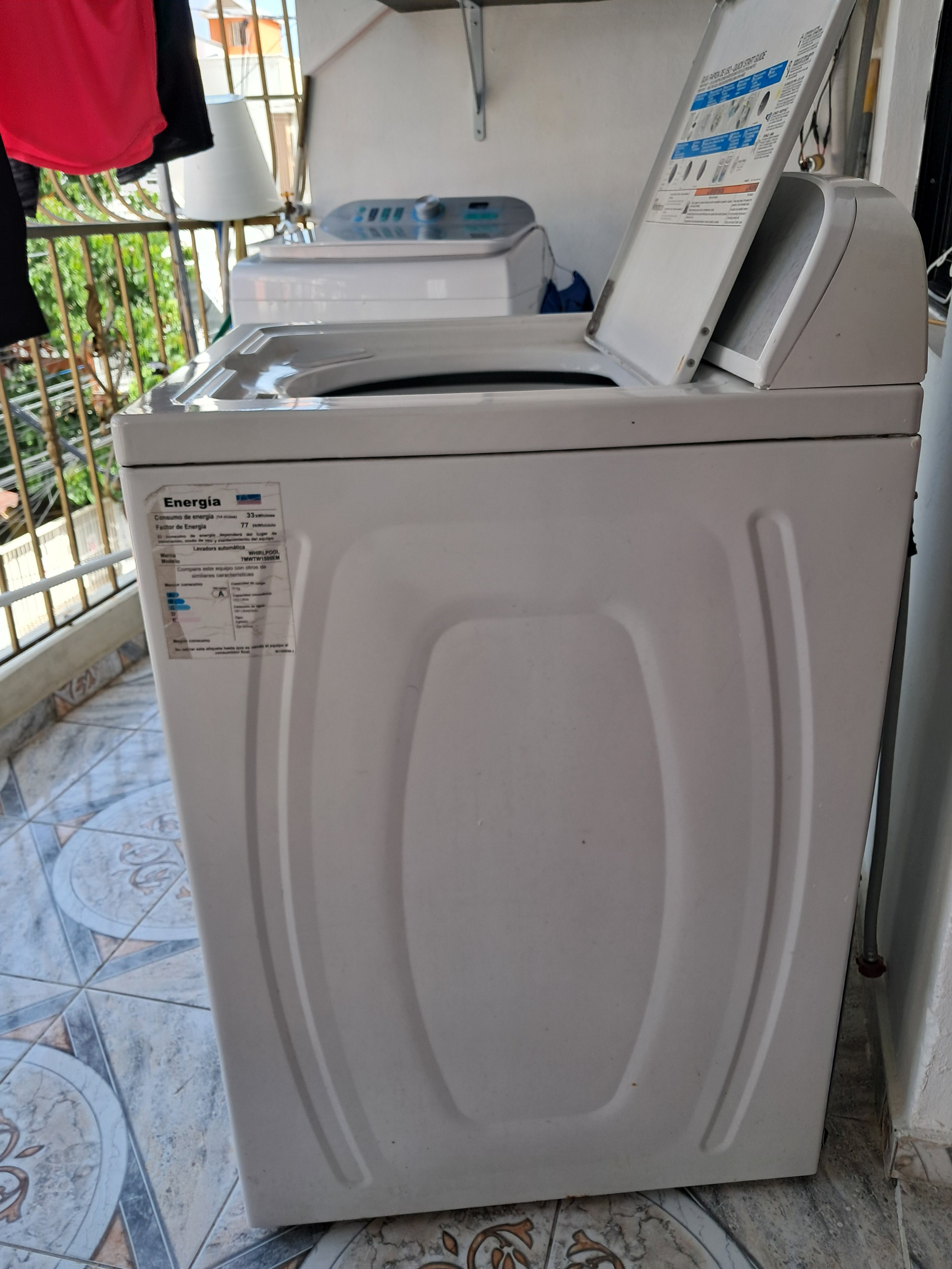 electrodomesticos - se vende lavadora whirlpool  de 15 kilos .  2