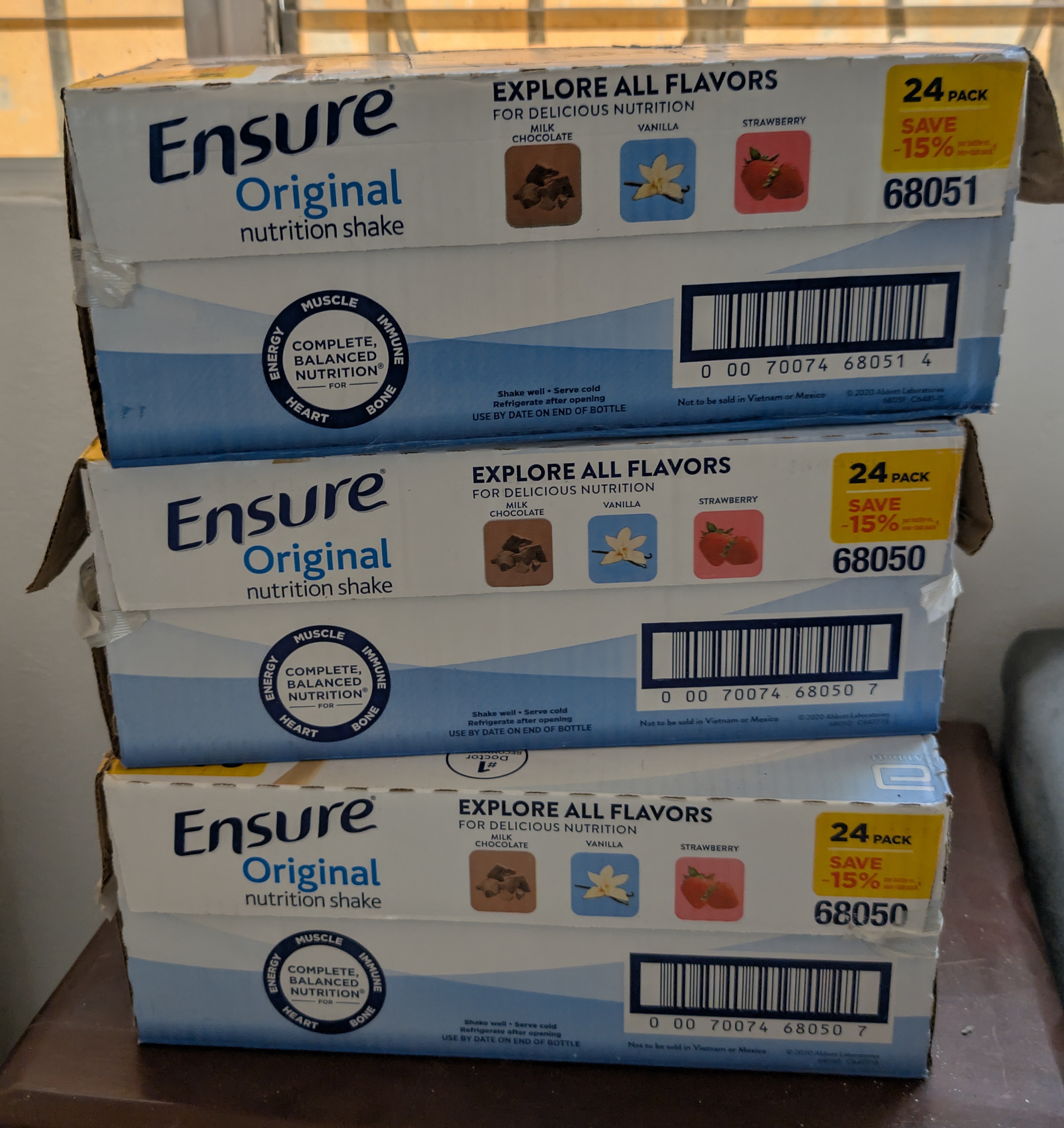 Salud y Equipamiento Médico - Cajas de leche ensure original 0