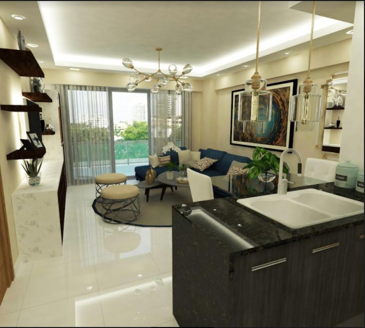 apartamentos - Venta de Apartamento de 1 Hab, Gazcue. 6