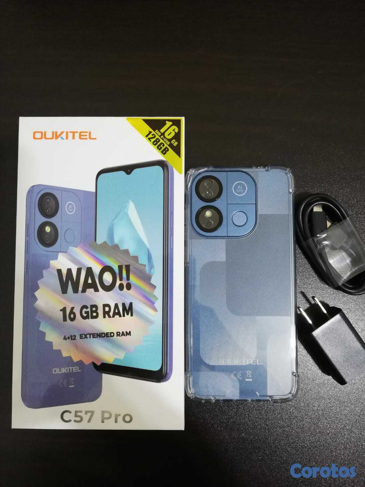 celulares y tabletas - TELEFONO OUKITEL C57 PRO 128+16GB 2