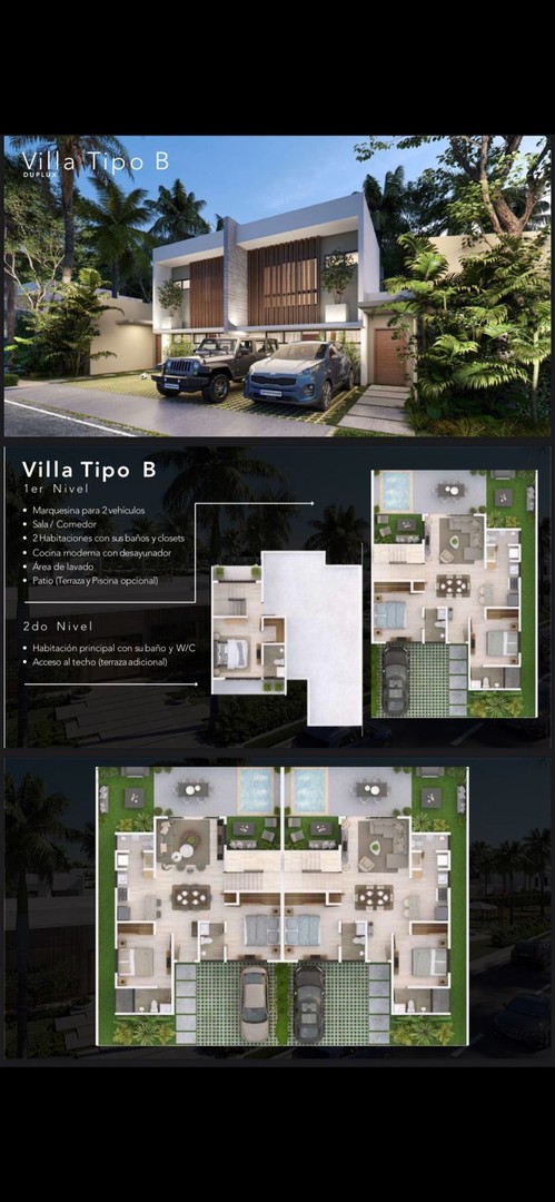 casas vacacionales y villas - Villa Exclusiva en Proyecto Cerrado en Bávaro, Punta Cana  1