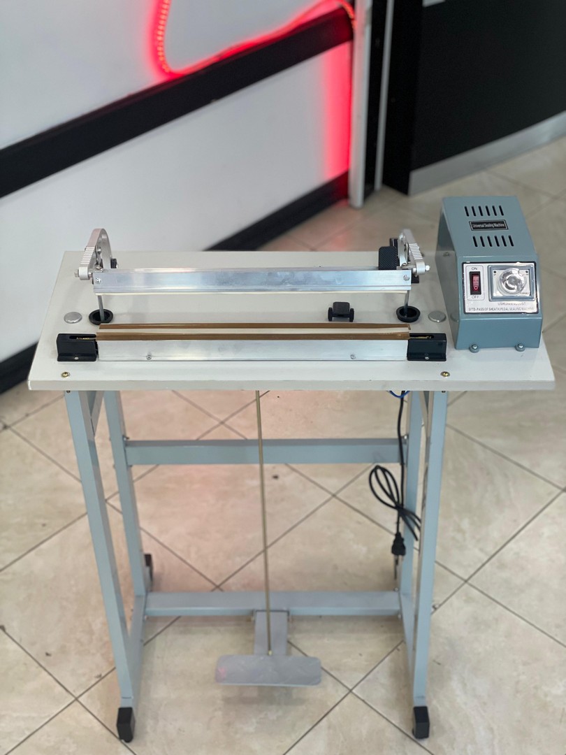equipos profesionales - Selladora manual de bolsas Empaquetadora pedal 16 pulgadas envasadora de fundas 1