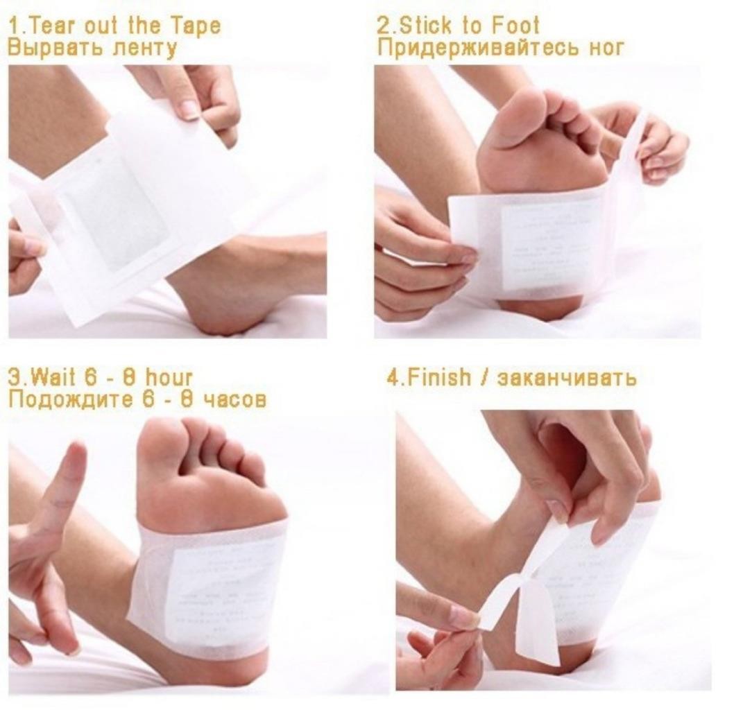 salud y belleza - 10 Parches Desintoxicantes Para Pies Kiyome Kinoki 3