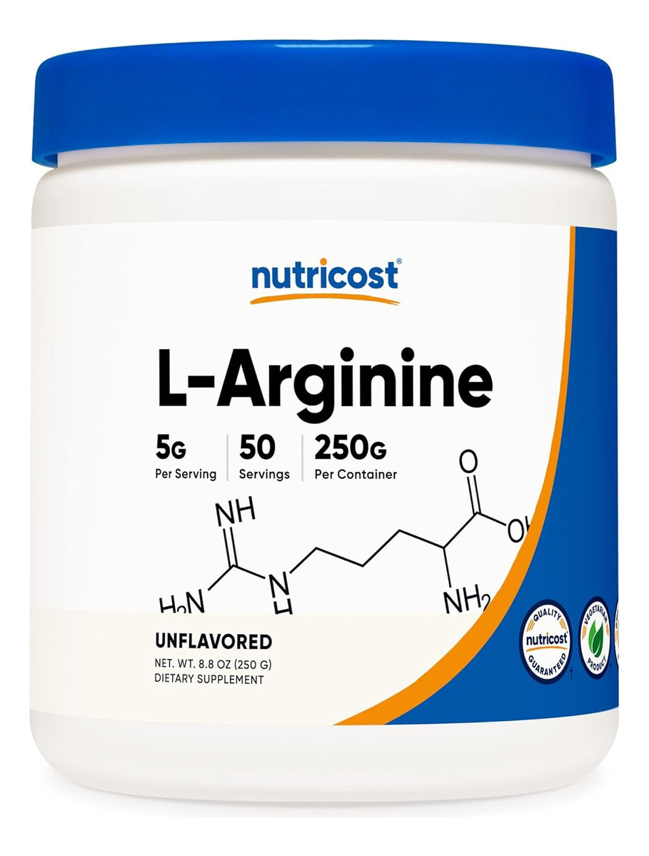 Salud y Equipamiento Médico - L-arginina En Polvo Puro Nutricost, 0.17 Onzas Por Porcion,