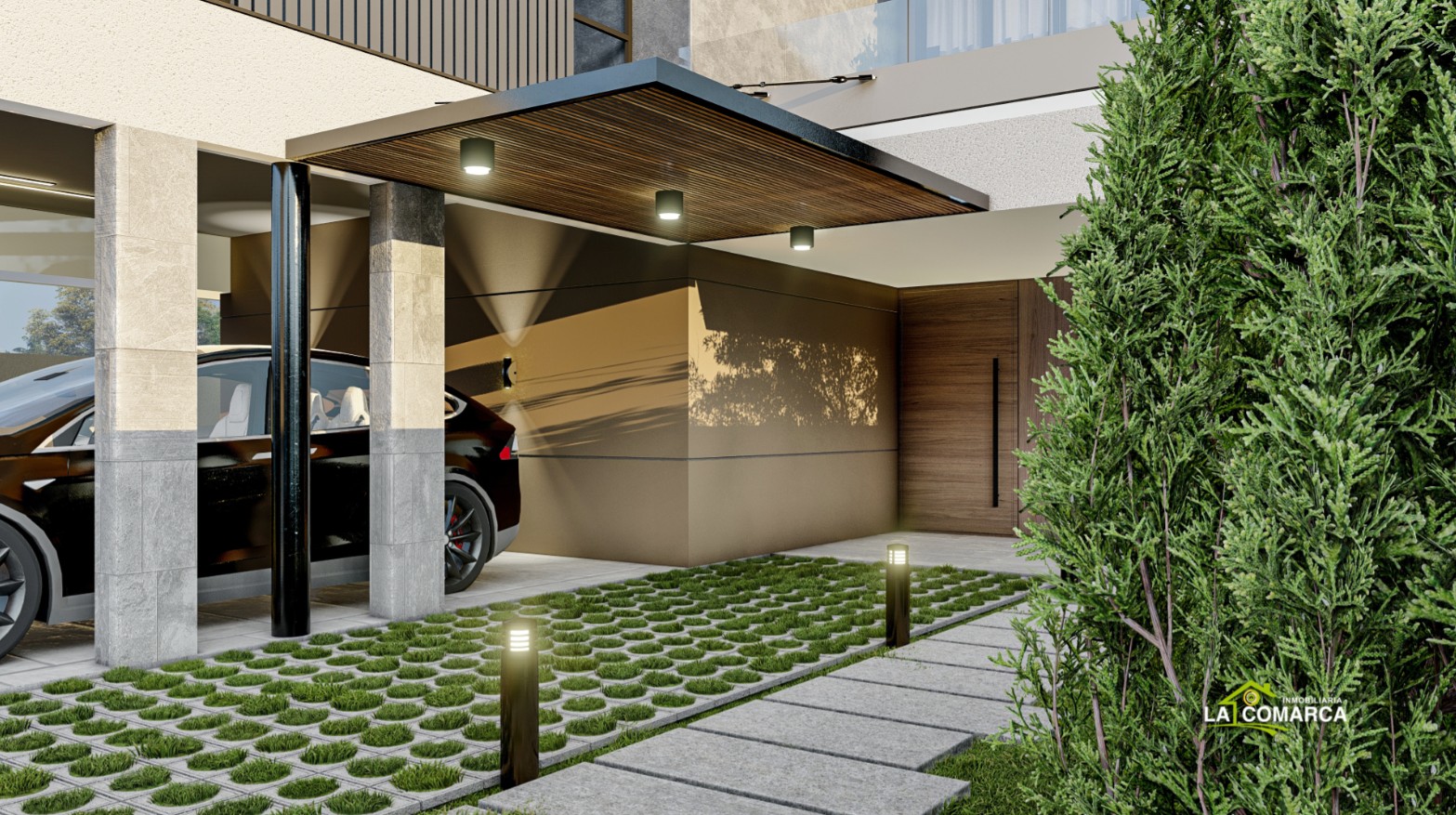 casas - Casa en Venta de dos Niveles en Santiago 1