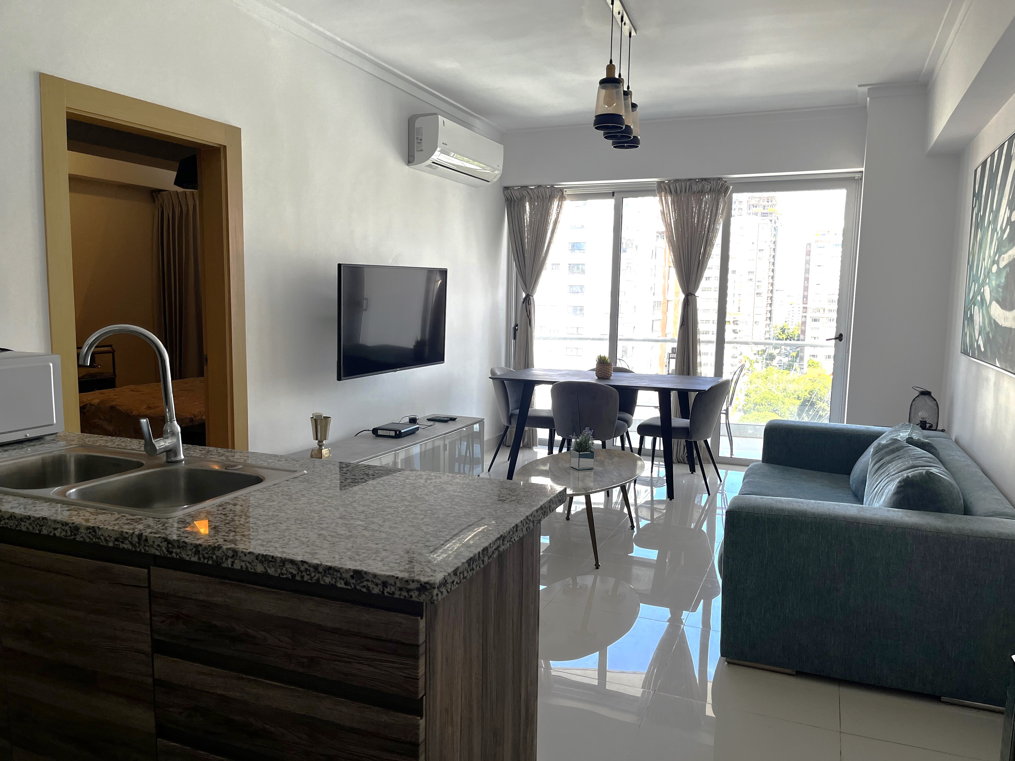 apartamentos - Apartamento Alquiler Piantini UNA Habitación 