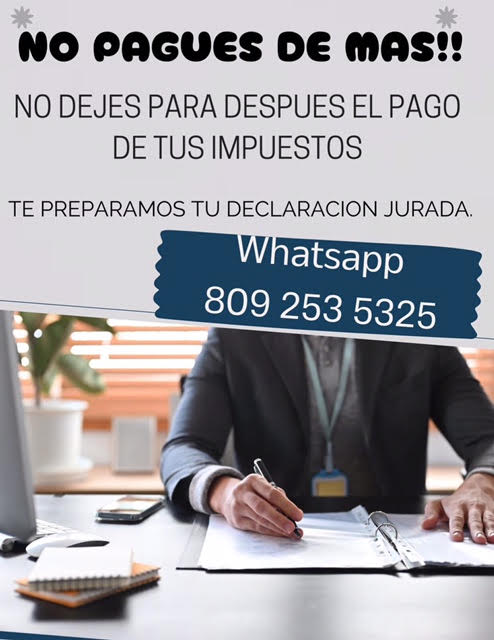 servicios profesionales - Soluciones impositivas, Declaraciones de DGII. 1