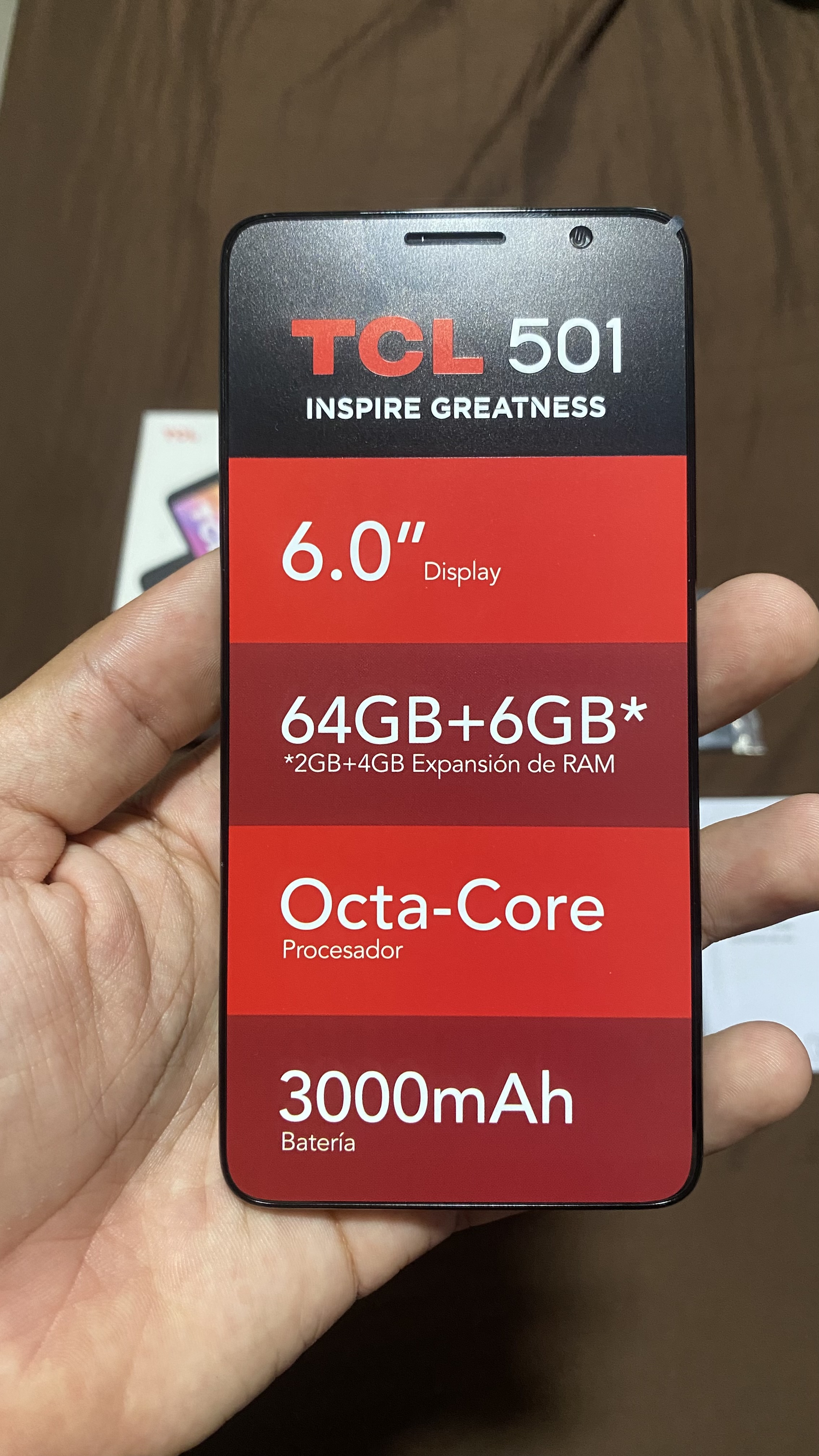 celulares y tabletas - Vendo celular TCL 501 totalmente nuevo 1